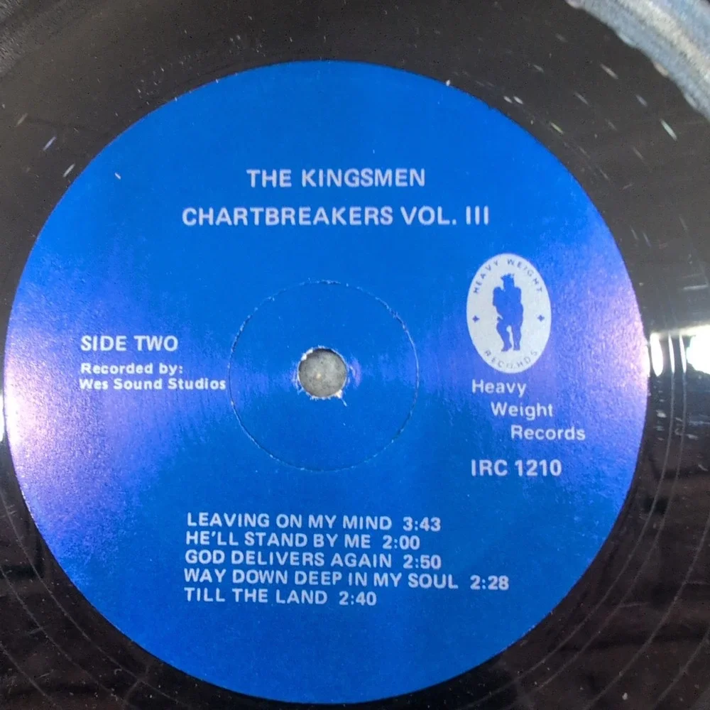 The Kingsmen Live Naturally 2-LP & Chart‎ Breakers Vinyl Record Lot Gospel R3734 - Picture 10 of 10